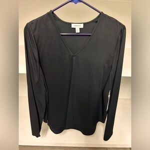 Black long sleeve dress shirt